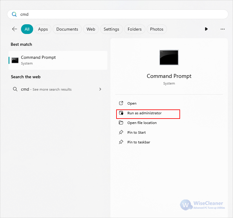 open command prompt 